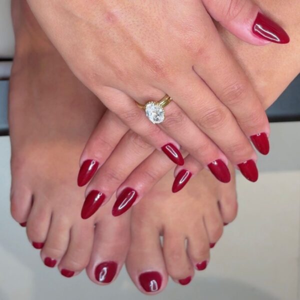 Strand&color strand color خصلة و لون خصلة ولون - nail color jel extensions acrylic 2
