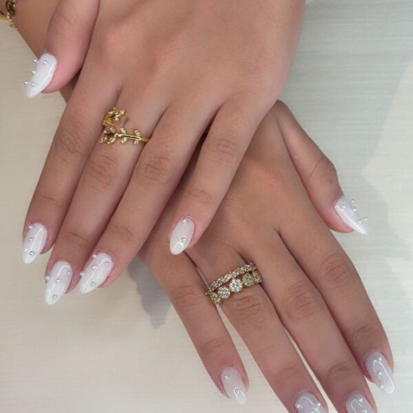 Strand&color strand color خصلة و لون خصلة ولون - nail color jel extensions acrylic 5